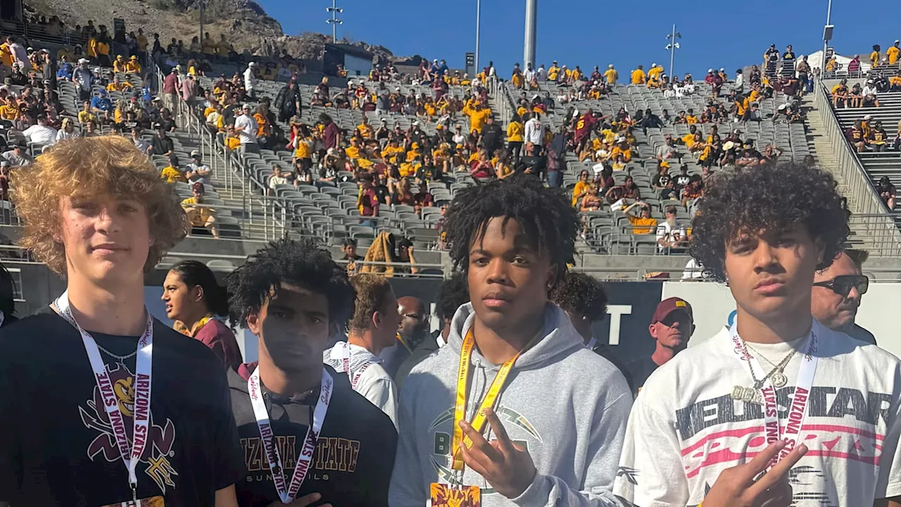 Top Arizona high school football recruit on sideline for Arizona State vs. BYU game