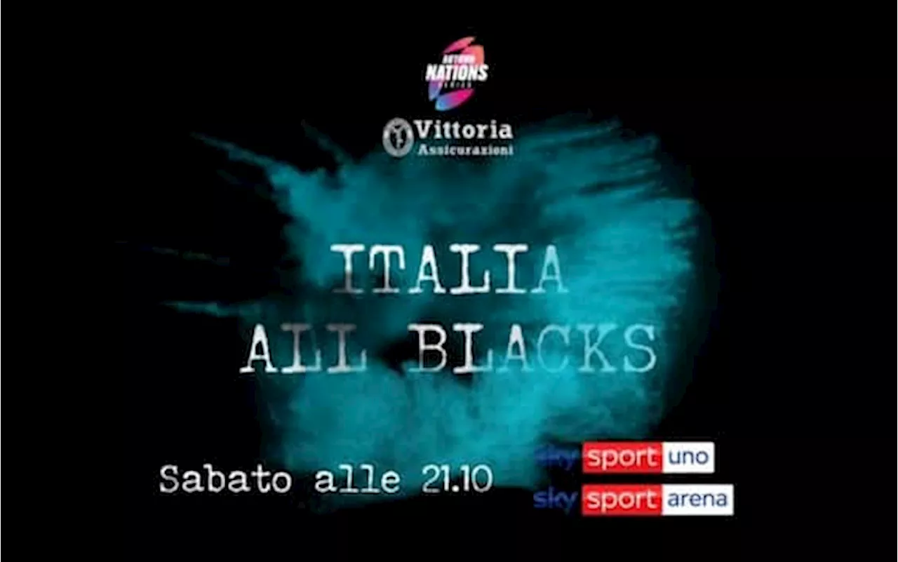 Italia-Nuova Zelanda, dove vedere le Autumn Nations Series in tv e streaming