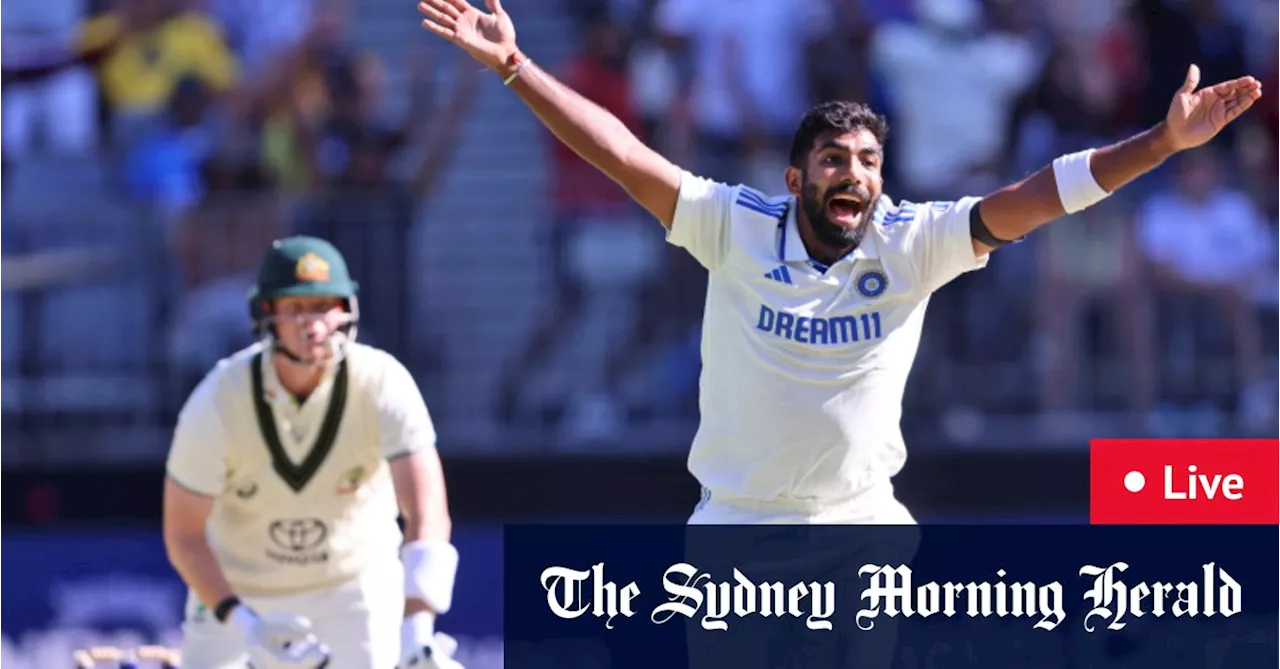 Live Test updates: Australia v India, day two from Perth