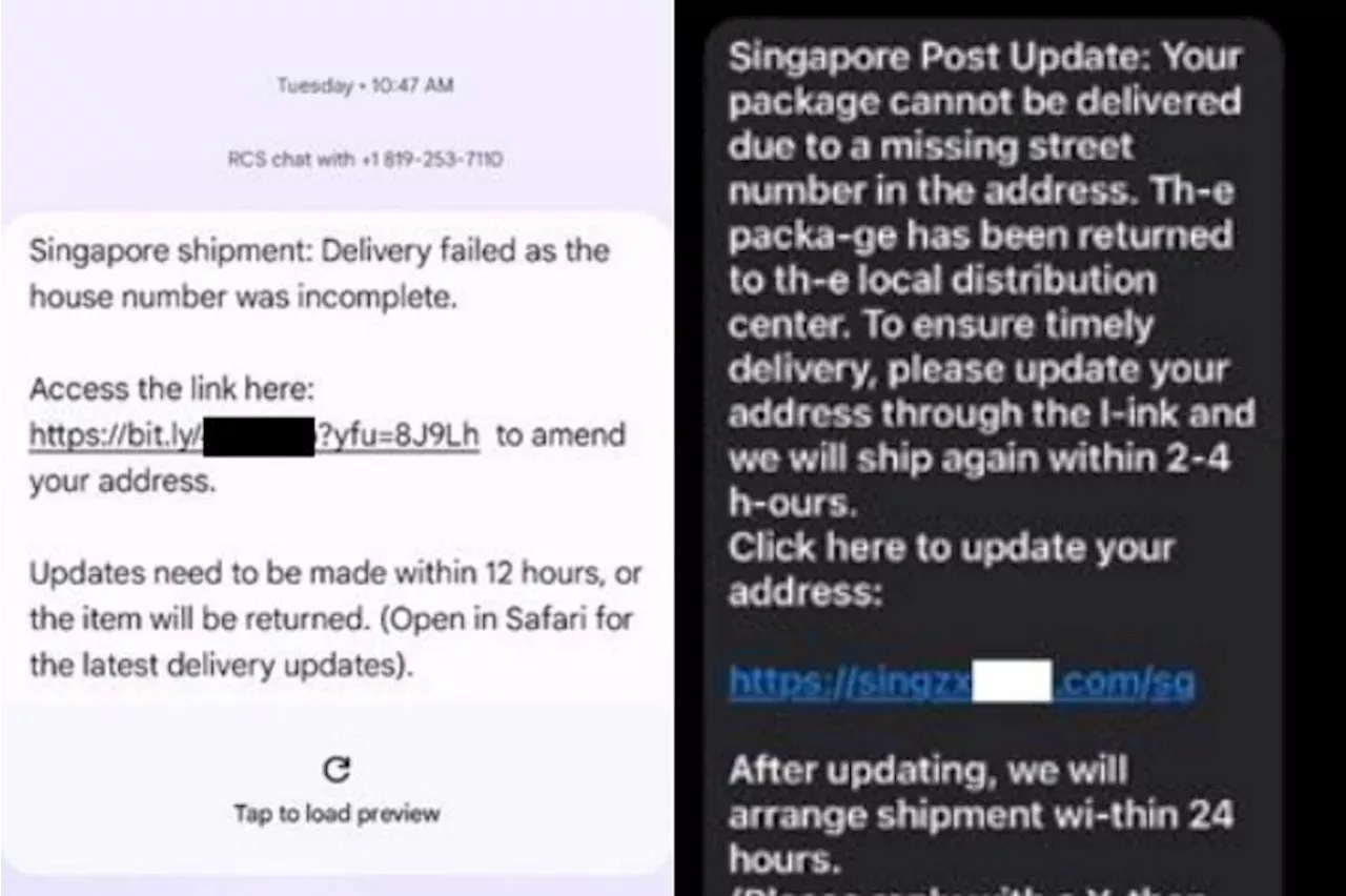 Beware of surge in parcel delivery phishing scams during year-end sales: Singapore police