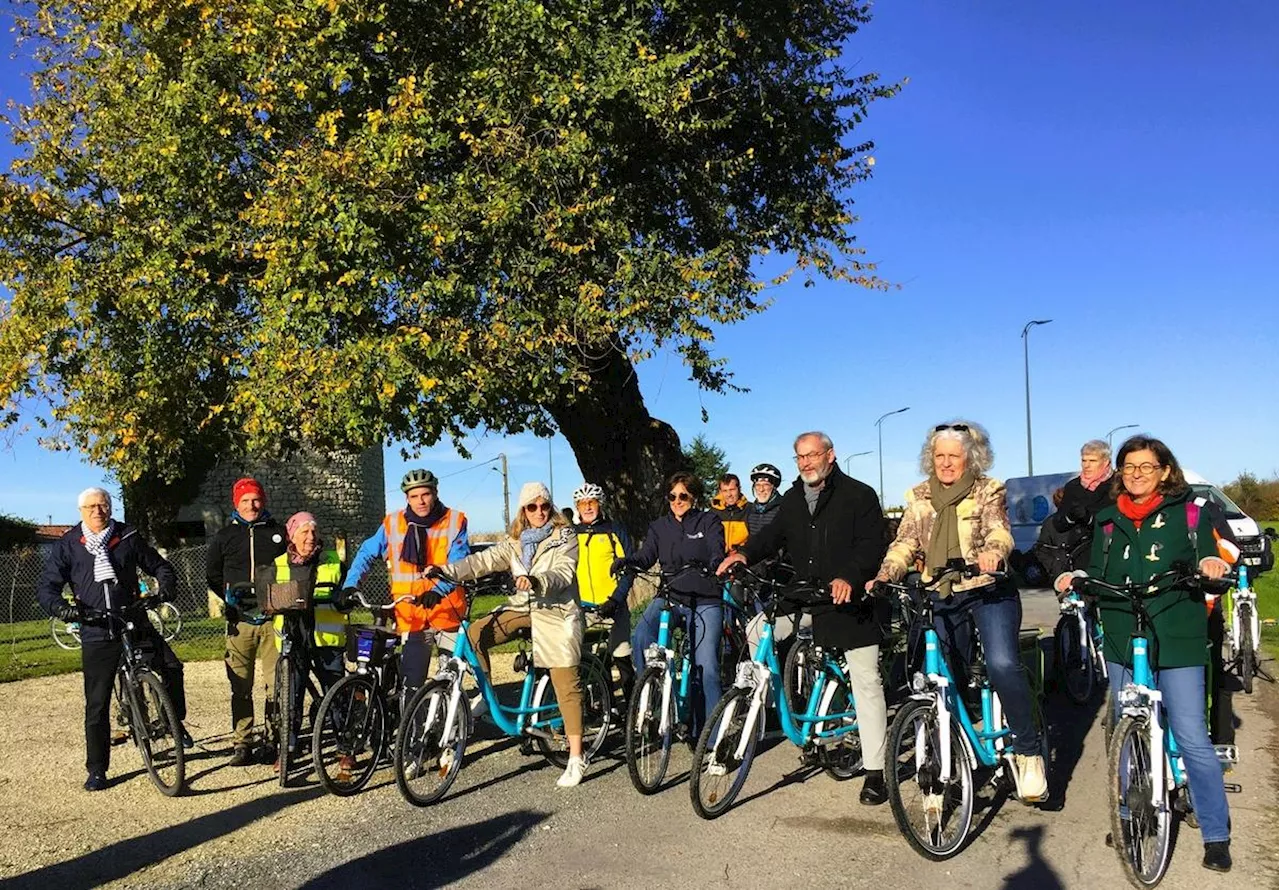 Pays Royannais : la voie cyclable Cozes – Semussac inaugurée