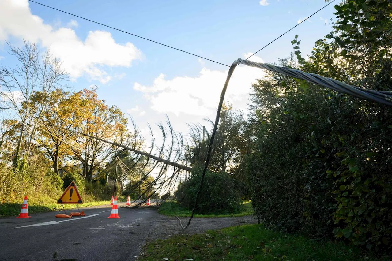 Tempête Caetano : 47 000 foyers toujours privés d’électricité dans l’Ouest de la France