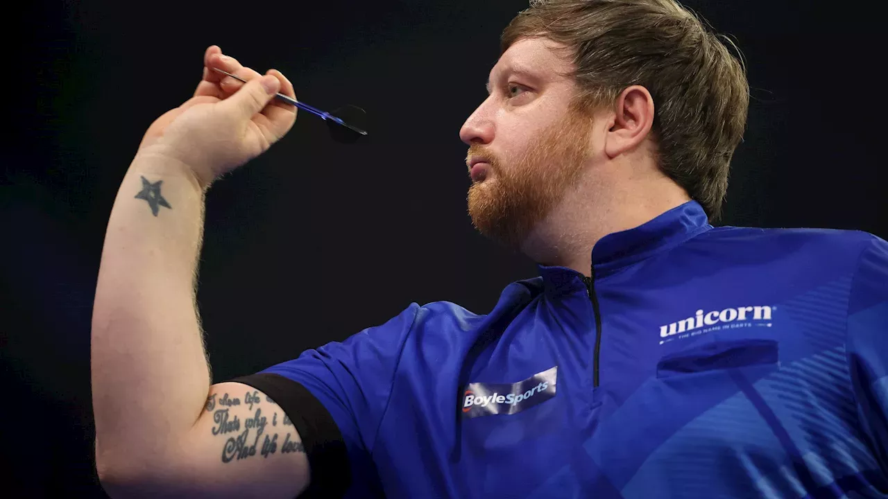 Darts star forced to apologise to rival midmatch at Players Champ