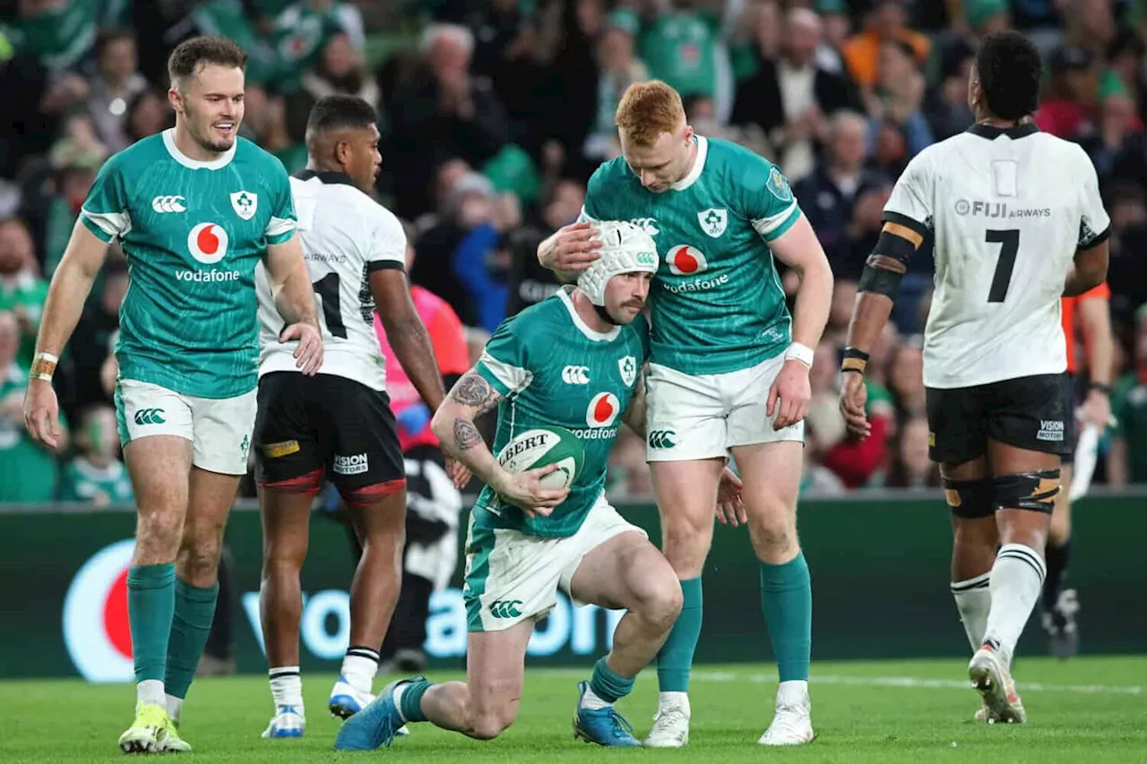 Ireland coast to victory as they run Fiji ragged