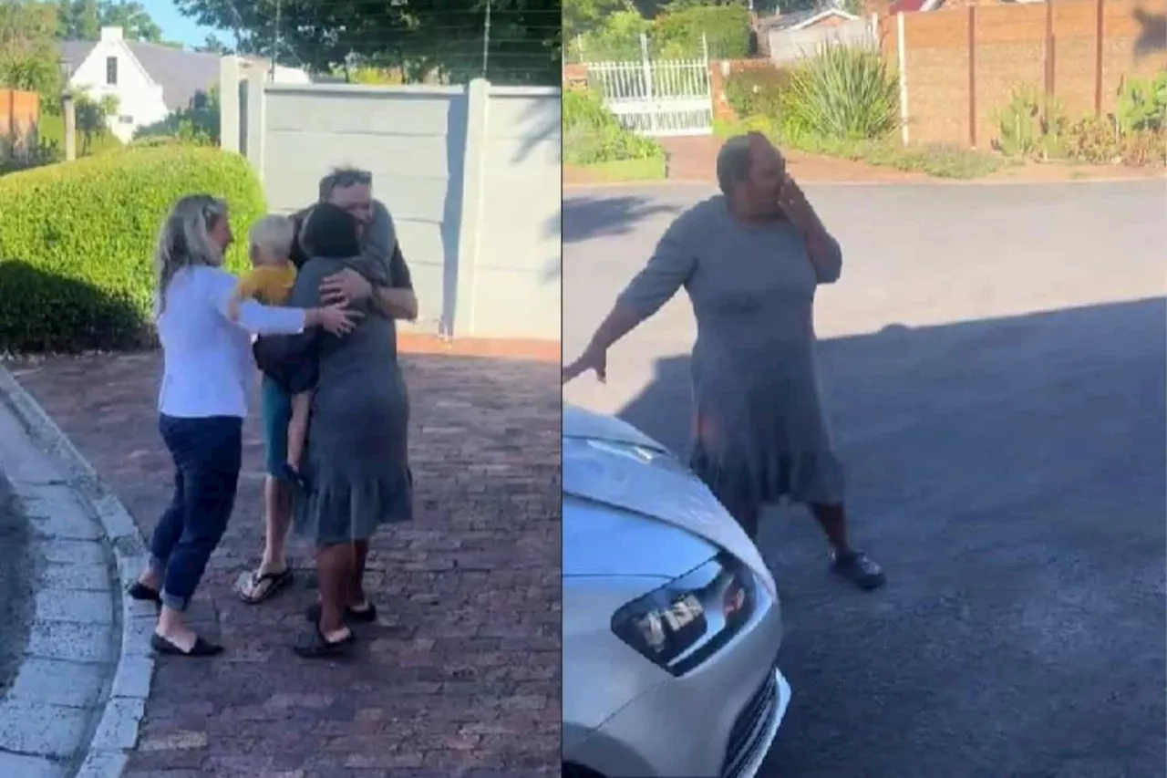 WATCH: ‘We love you Nosi’, nanny receives new car from family