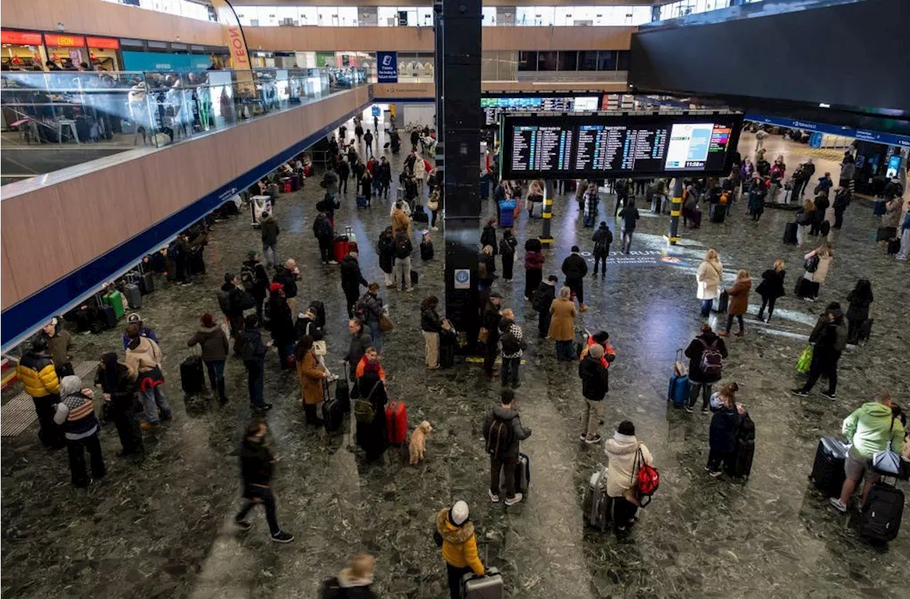 Police carry out 'controlled explosion' after package found at Euston Station