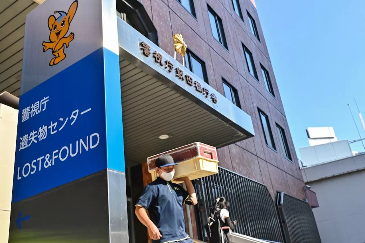 Tokyo police care for lost umbrellas, keys, flying squirrels