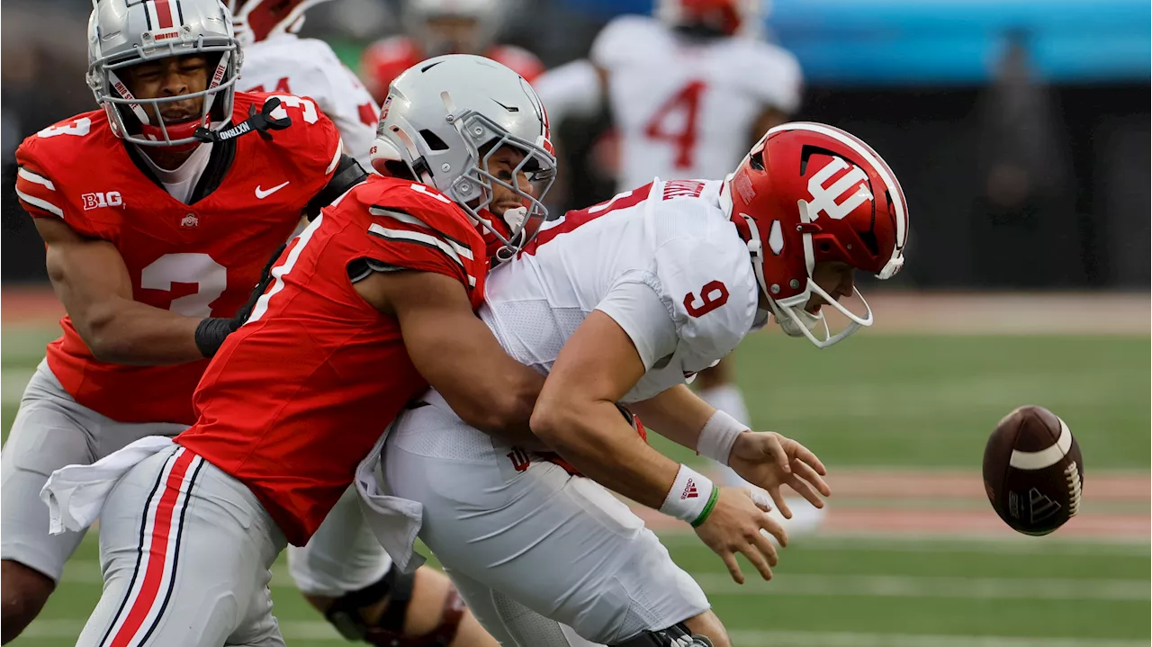 Ohio State Beats Indiana 38-15 to Stay in Big Ten Title Race