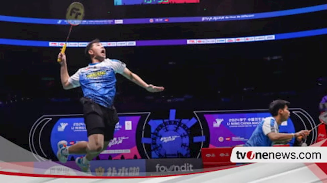 Jonatan Christie dan Sabar/Reza Target Juara China Masters 2024, Akhiri Kutukan 16 Tahun