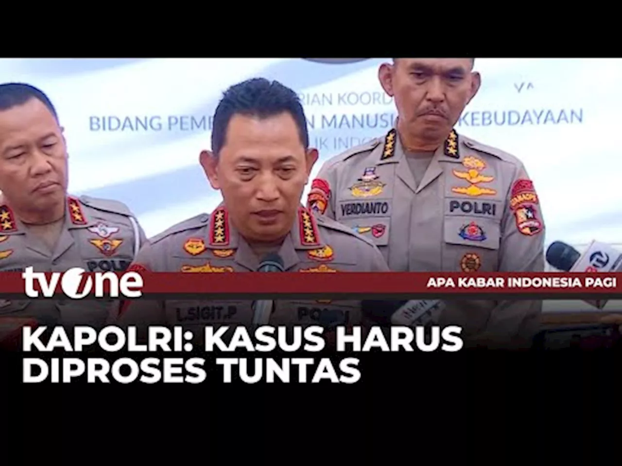 Kapolri Angkat Bicara Terkait Kasus Polisi Tembak Polisi di Solok Selatan