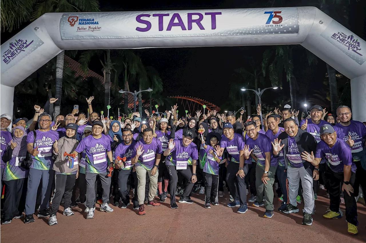 Lebih 4,500 sertai Larian & Jalan Malam Tenaga TNB 2024