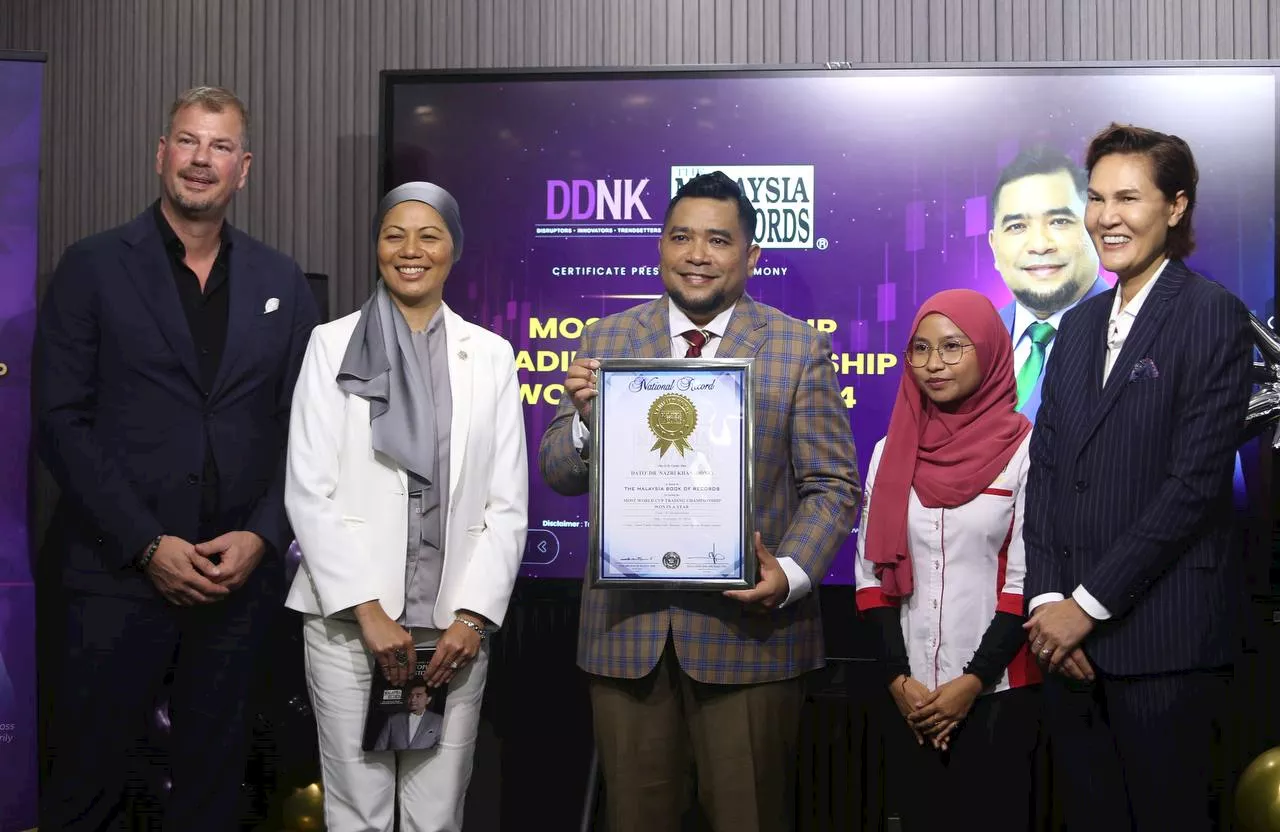 Nazri Khan cipta sejarah Juara Perdagangan Pasaran Hadapan Dunia