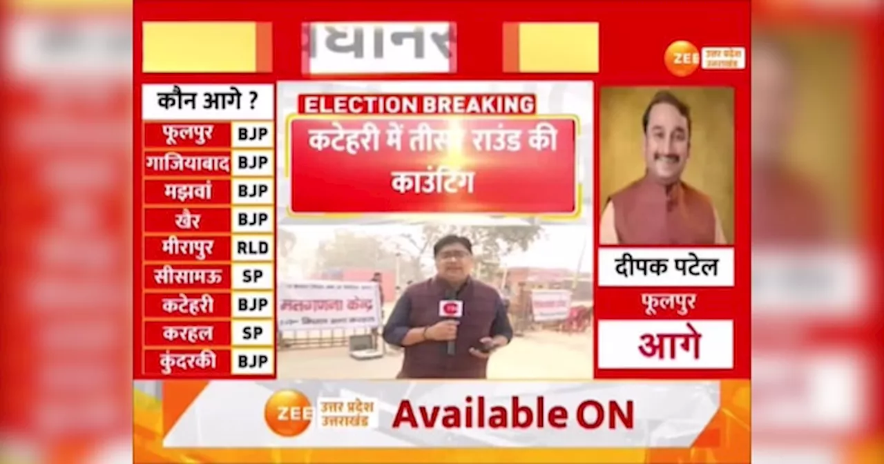 Karhal By Election Result 2024: करहल में साइकिल आगे, सपा के तेज प्रताप ने बीजेपी को पछाड़ा