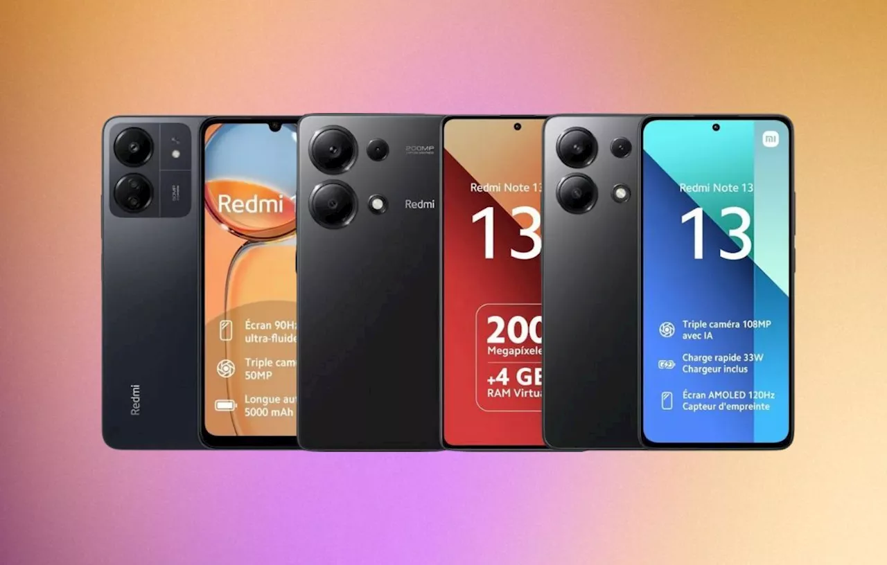 Moins de 200 euros pour ces 3 smartphones Xiaomi stars de 2024