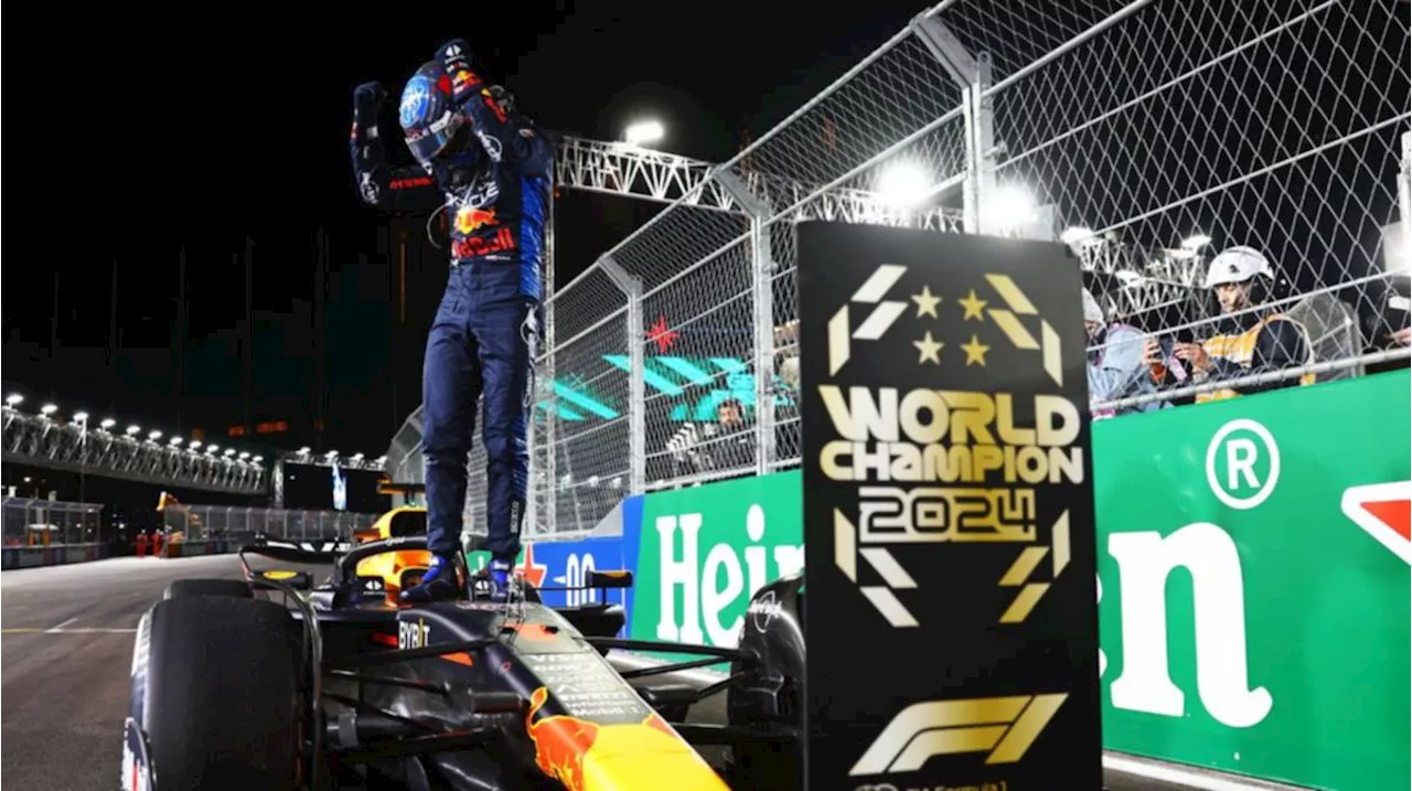 Max Verstappen clinches fourth-straight F1 title after finishing fifth in Las Vegas