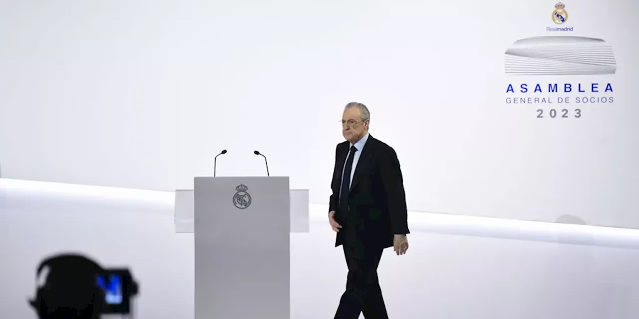 Sigue en directo la intervención de Florentino Pérez en la Asamblea del Real Madrid