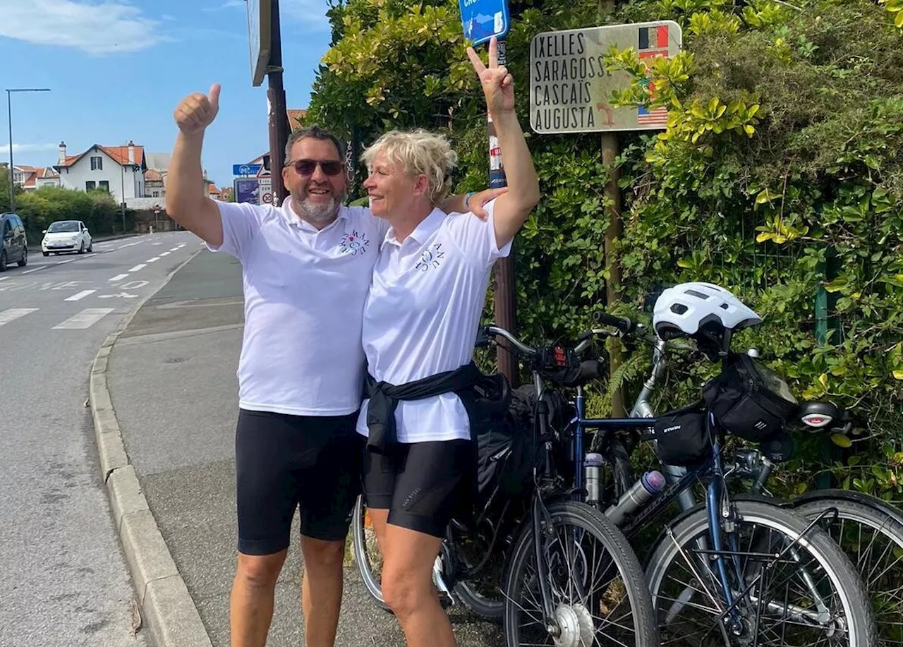 Couple atteint de maladie de Parkinson bike 800 km de Saint-Brevin à Biarritz