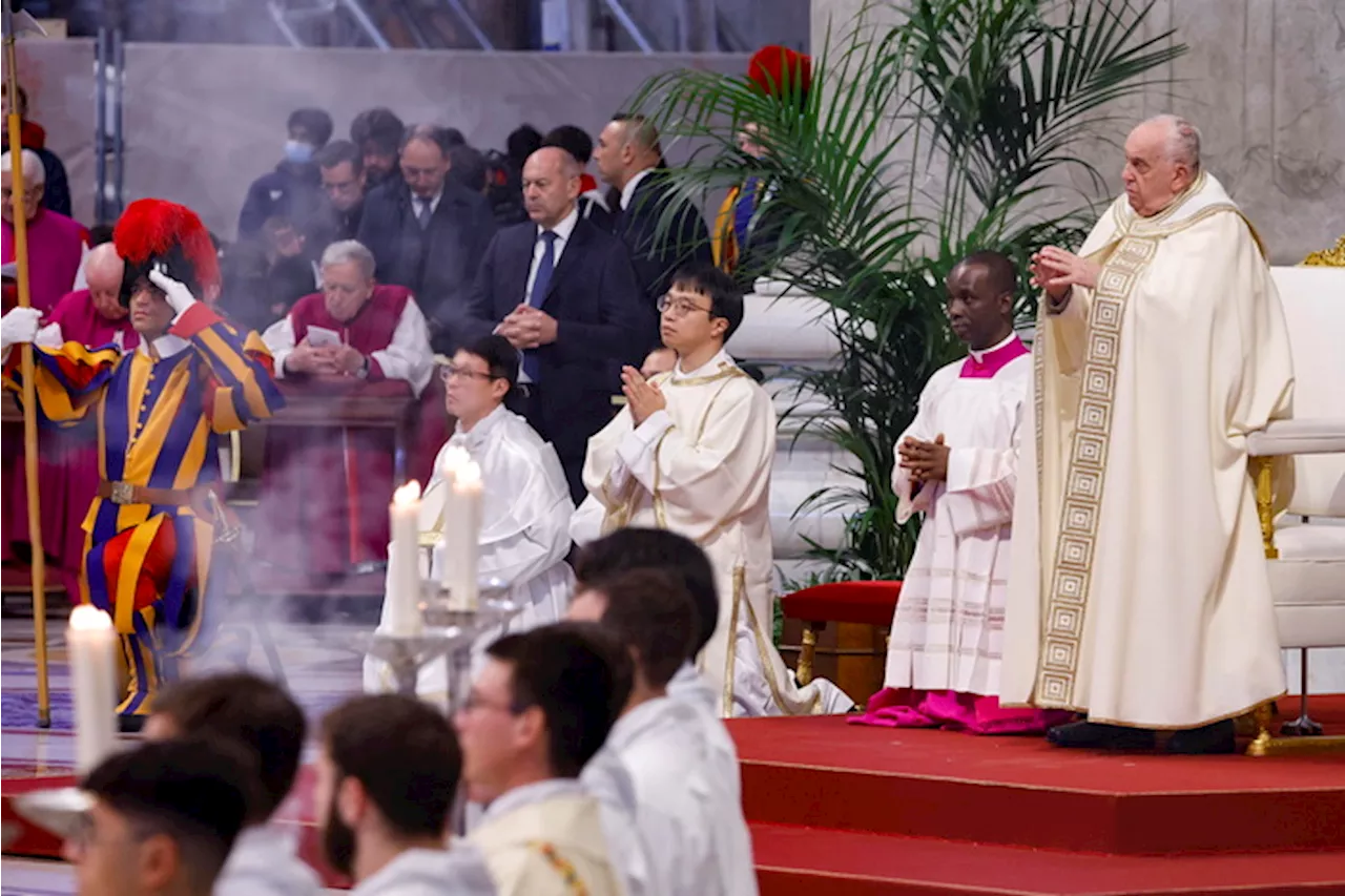 Il Papa celebra la messa nella giornata mondiale gioventù