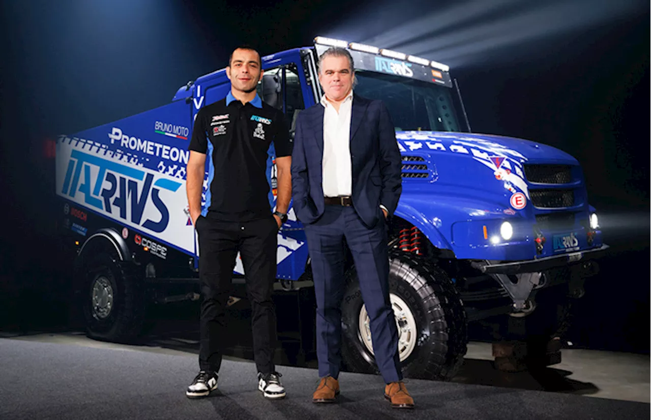 Italtrans e Prometeon alla Dakar 2025 con Danilo Petrucci