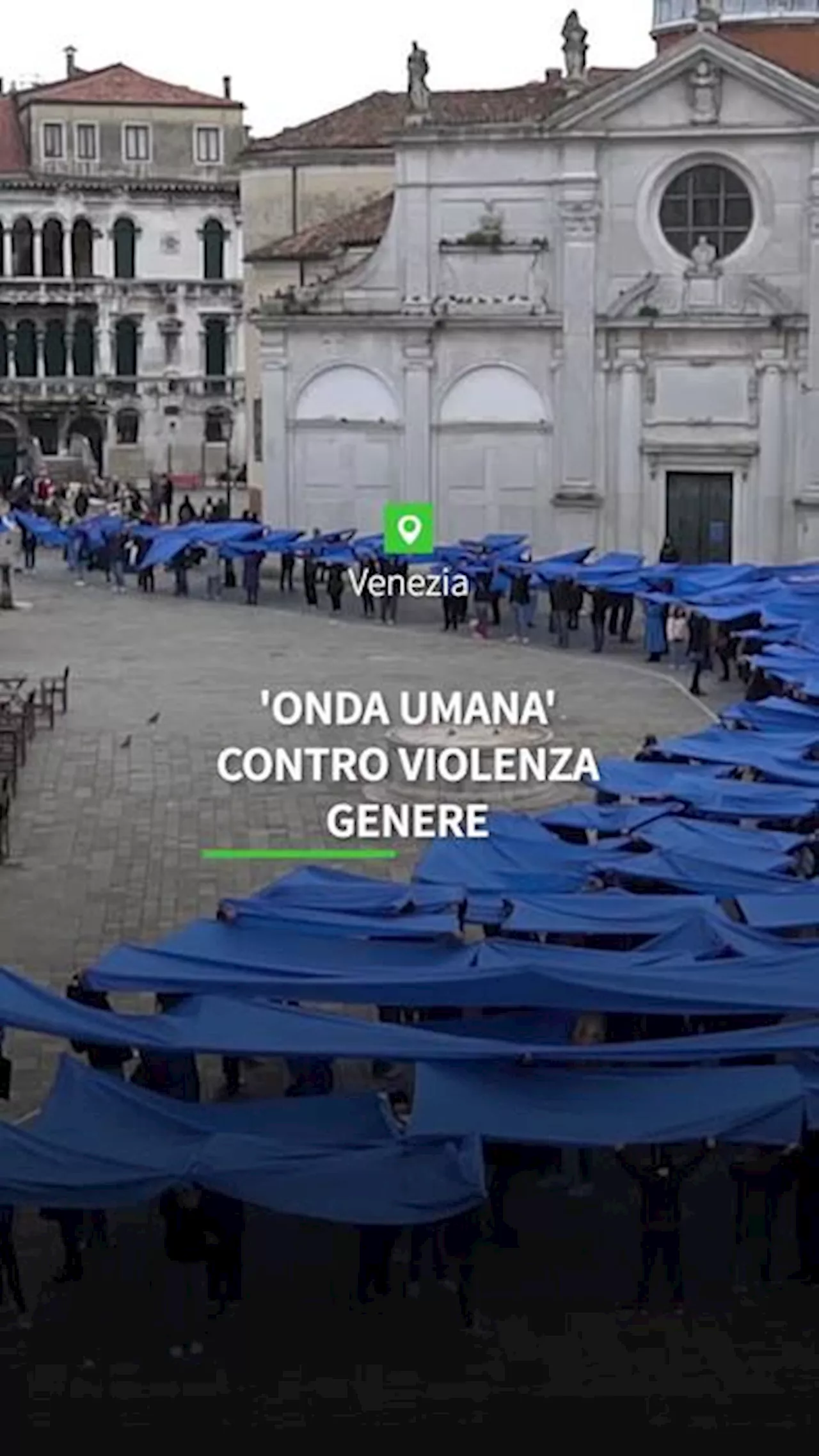 'Onda umana' contro violenza di genere