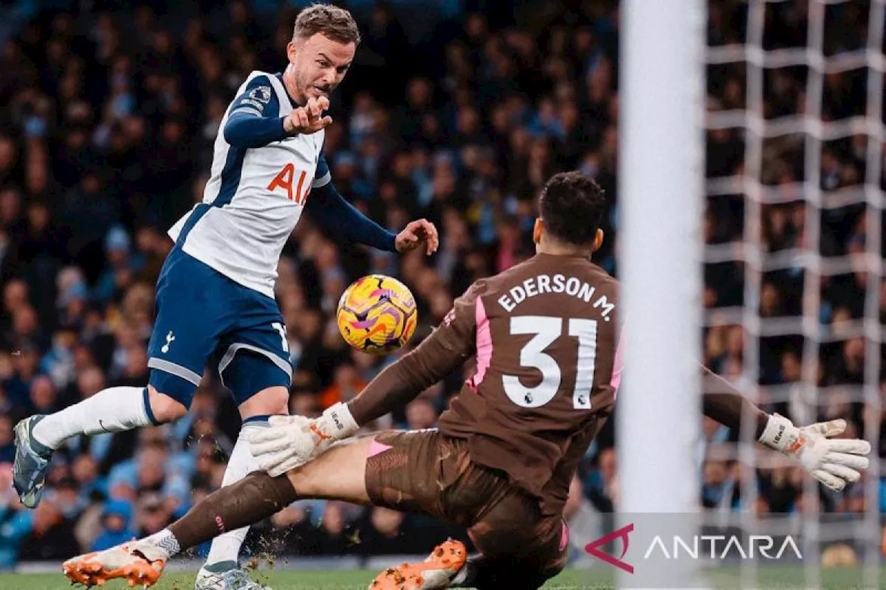 Maddison Cetak Gol Spesial, Tottenham Telak Manchester City 4-0