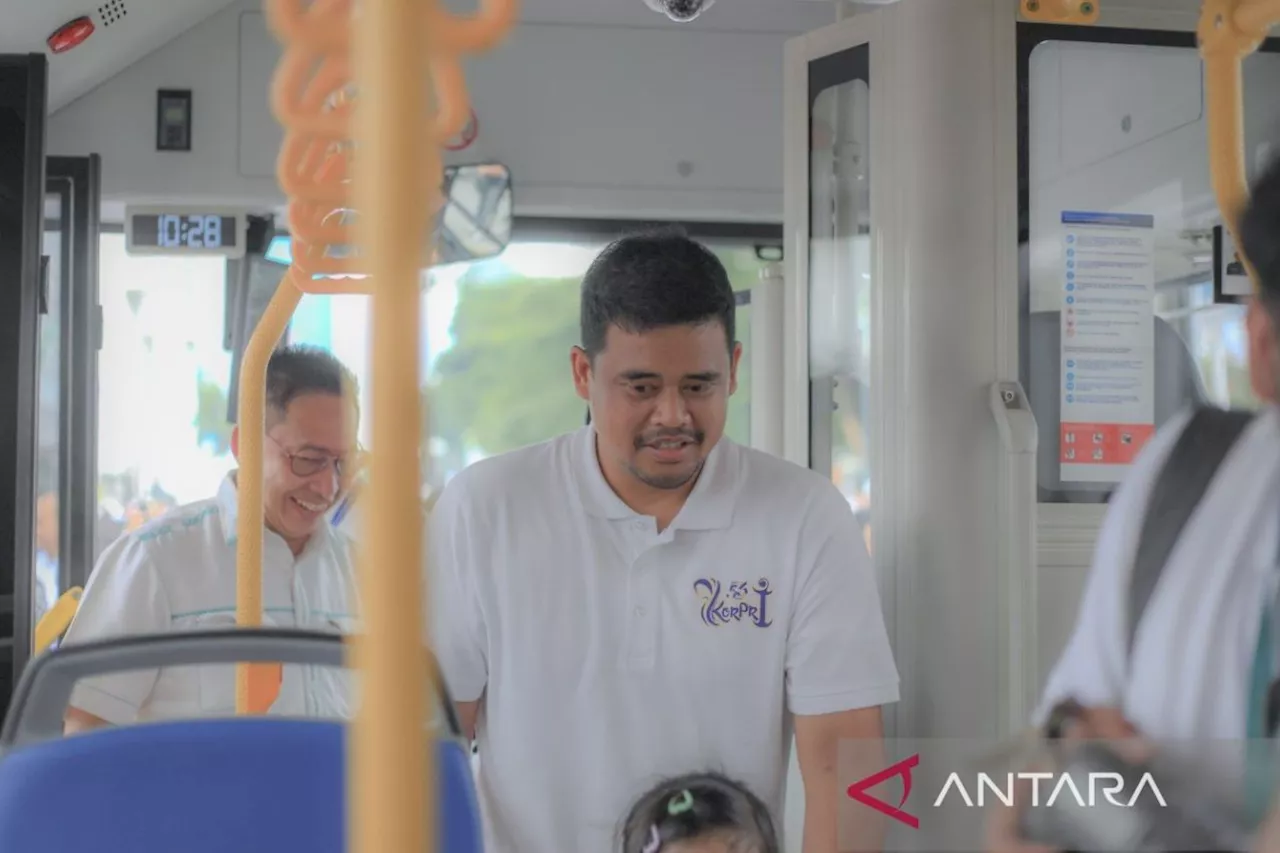 Wali Kota Medan luncurkan 60 unit bus listrik proyek Mastran BRT