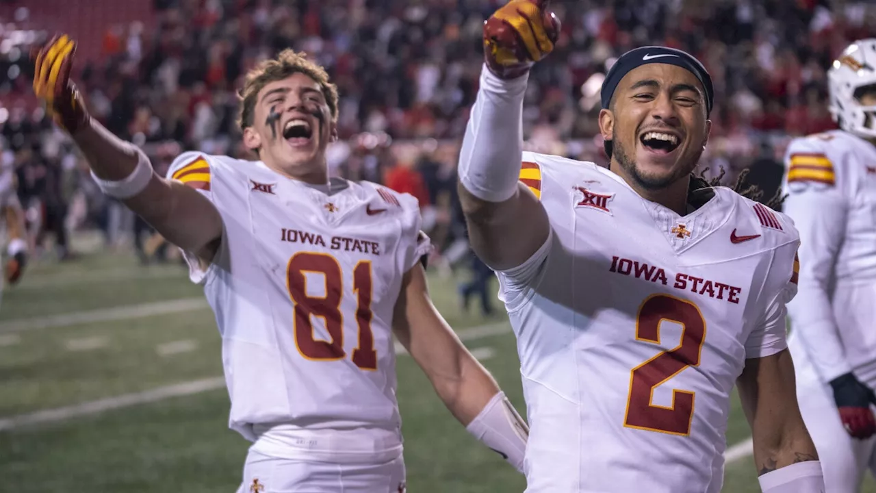 No. 22 Iowa State keeps Big 12 title, CFP hopes alive with 31-28 win over Utah