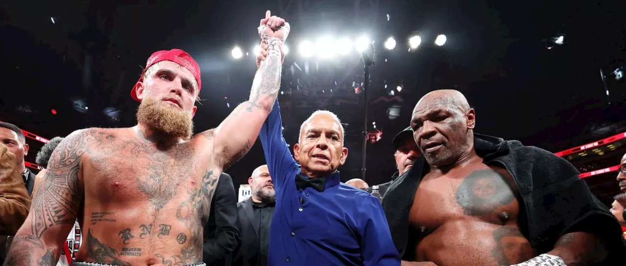 La pelea entre Mike Tyson y Jake Paul alcanzó 65 millones de espectadores