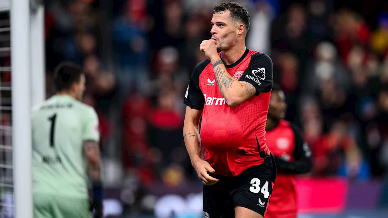 Bayer Leverkusen: Doppelpacker Xhaka: Erst Baby-Jubel, dann Hoeneß-Konter