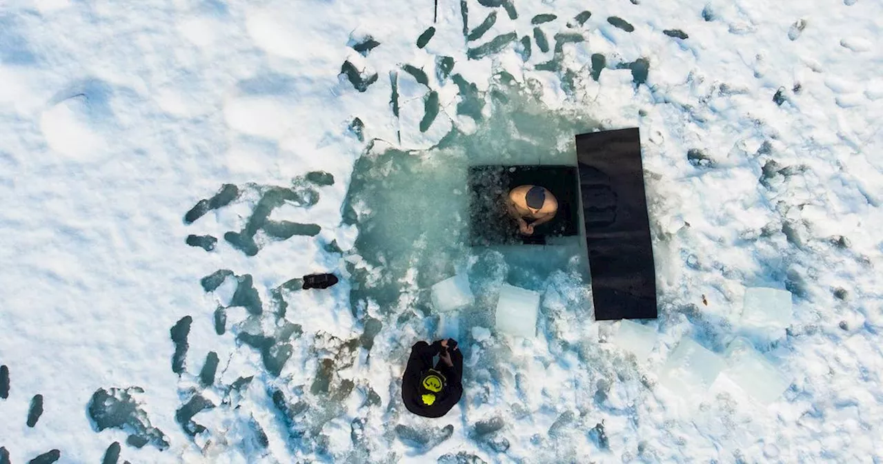 Die fünf schönsten Orte für Eisbaden in der Schweiz