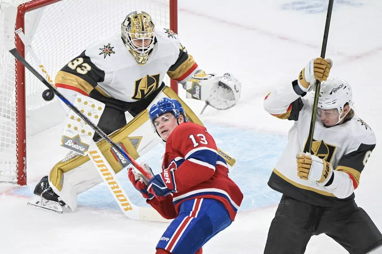 Golden Knights ride five-goal period to 6-2 win over Montreal Canadiens