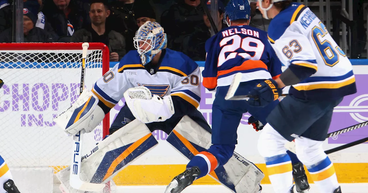 Palmieri, Nelson lead Islanders to win over Blues to end three-game skid