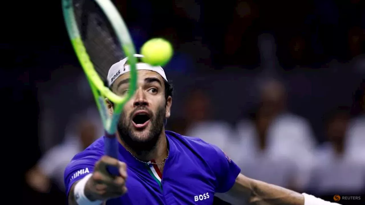 Berrettini Gives Italy Lead Over Netherlands In Davis Cup Final