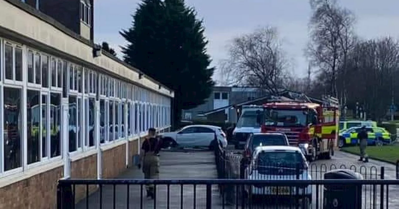 Car Crashes into Glenrothes School, Suspected Gas Leak Investigated