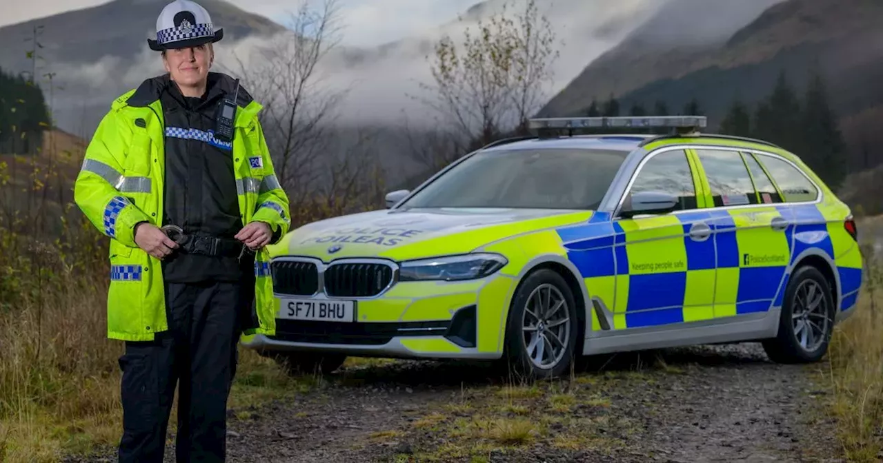 Hero cop almost died rescuing stranded motorists as storms battered Scotland