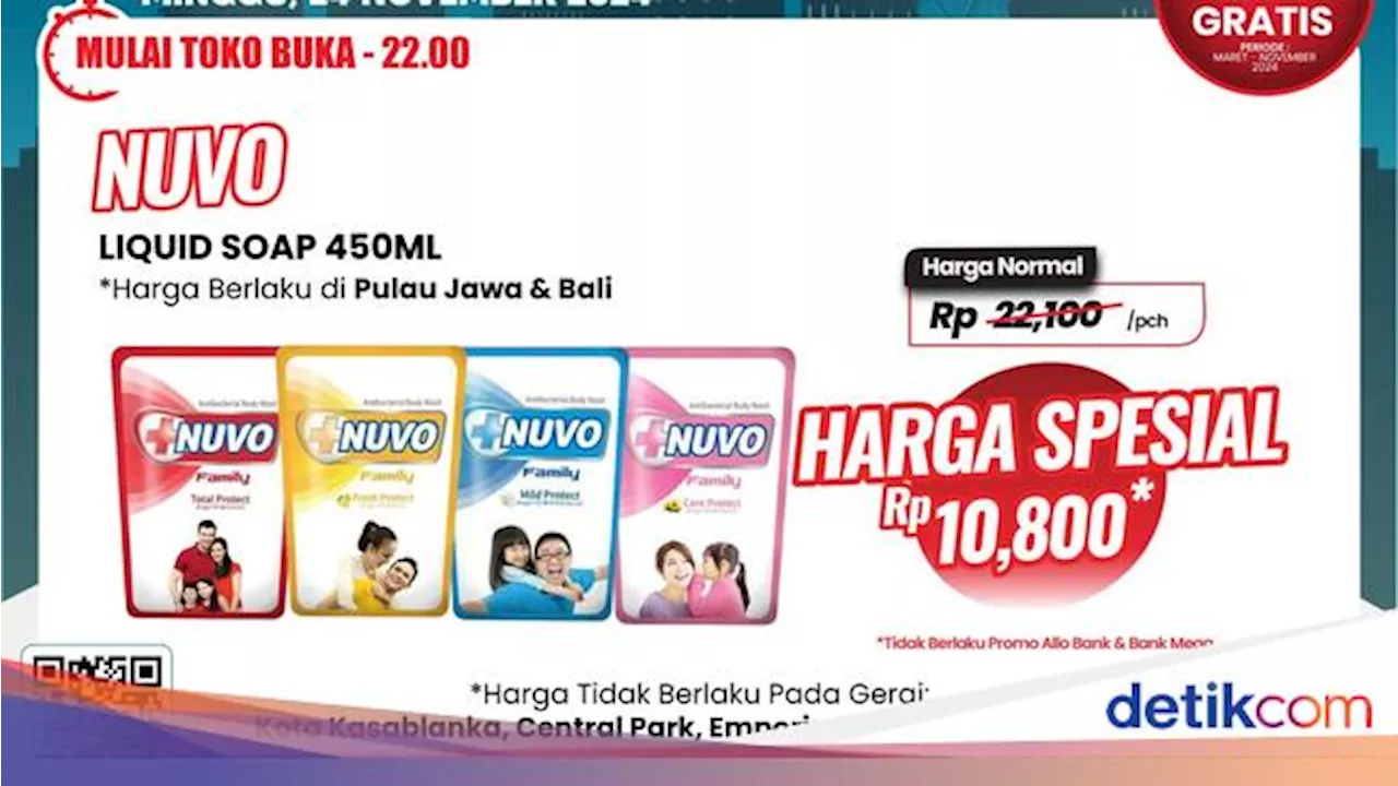 Beli Sabun Mandi Harga Spesial di Transmart Full Day Sale, Cuma Rp 10 Ribuan