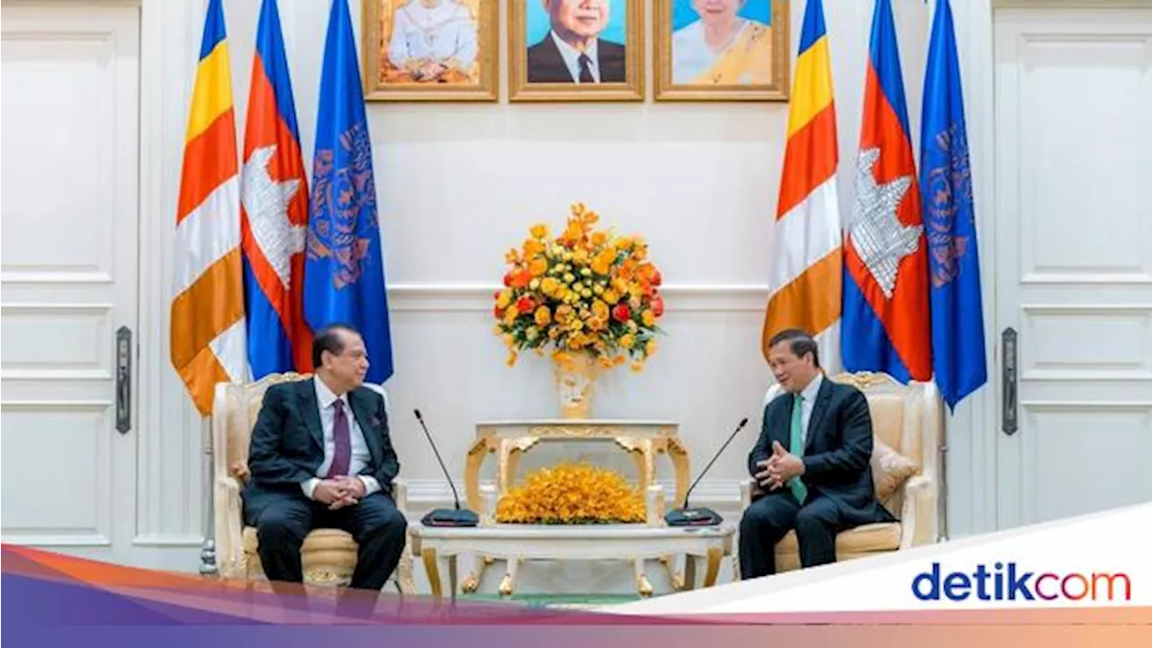 Chairul Tanjung Sambangi PM Kamboja di Istananya, Singgung Angkor Wat