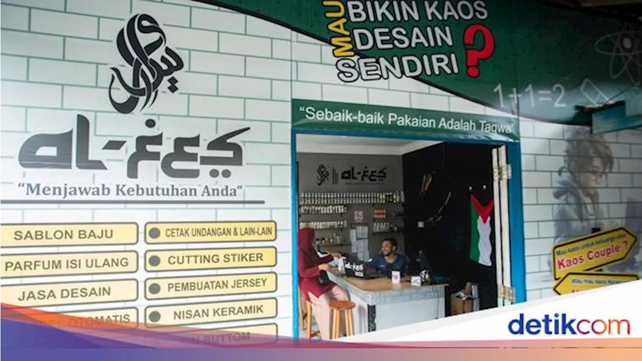 Kok Bisa-bisanya, Pria Ini Buka Jasa Desain & Sablon di Pesisir