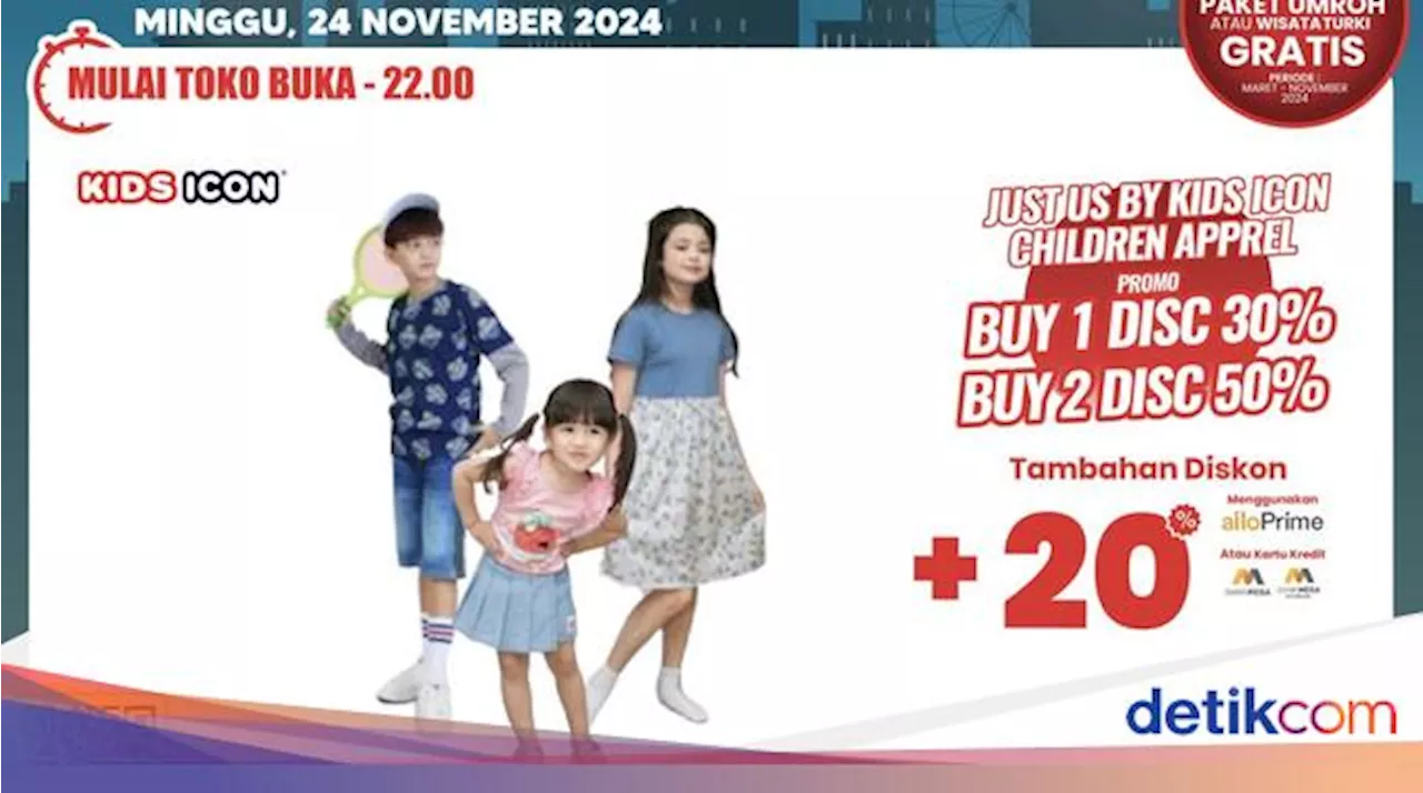 Sayang Anak? Beliin Baju Lucunya di Transmart Full Day Sale