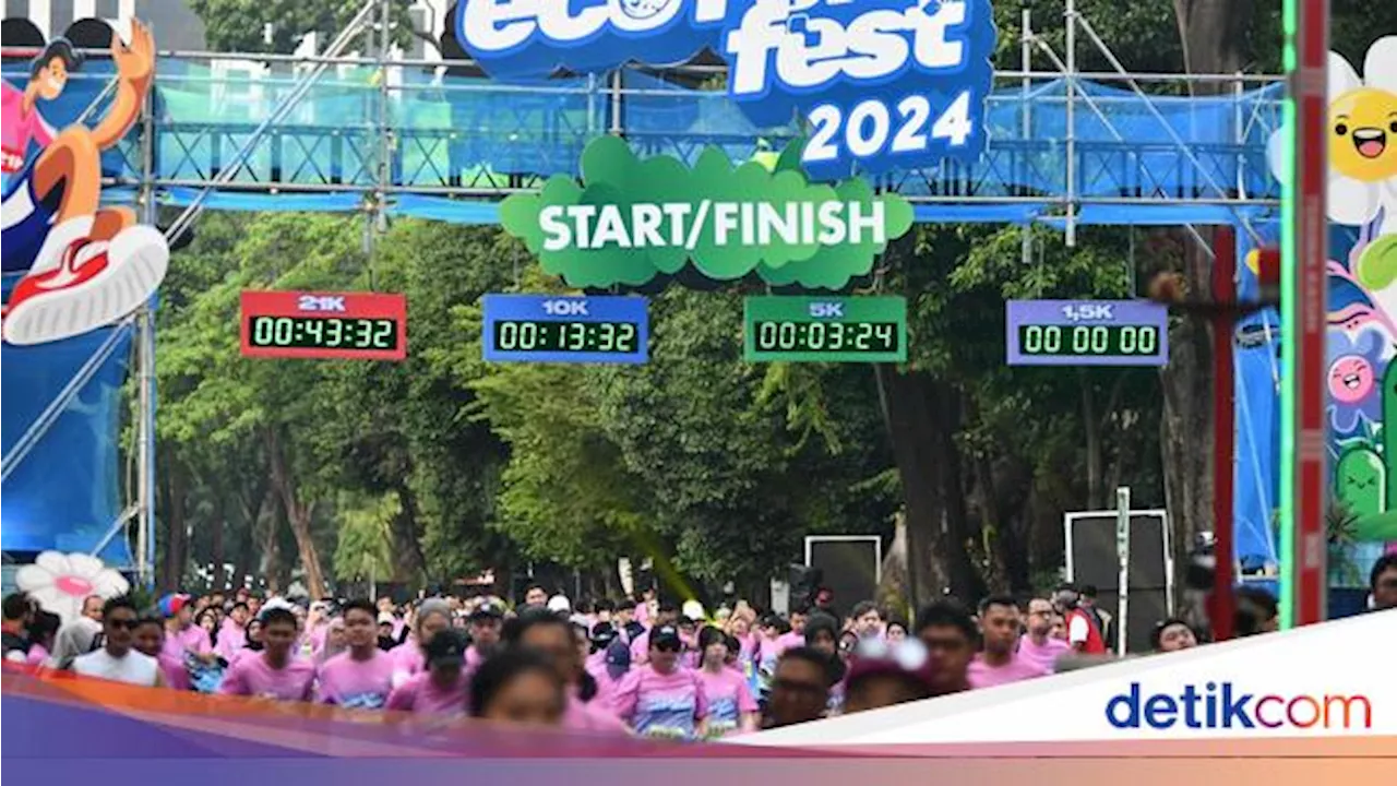 Hadirkan Ajang Karbon Netral, Pelari Apresiasi Pertamina Eco RunFest 2024