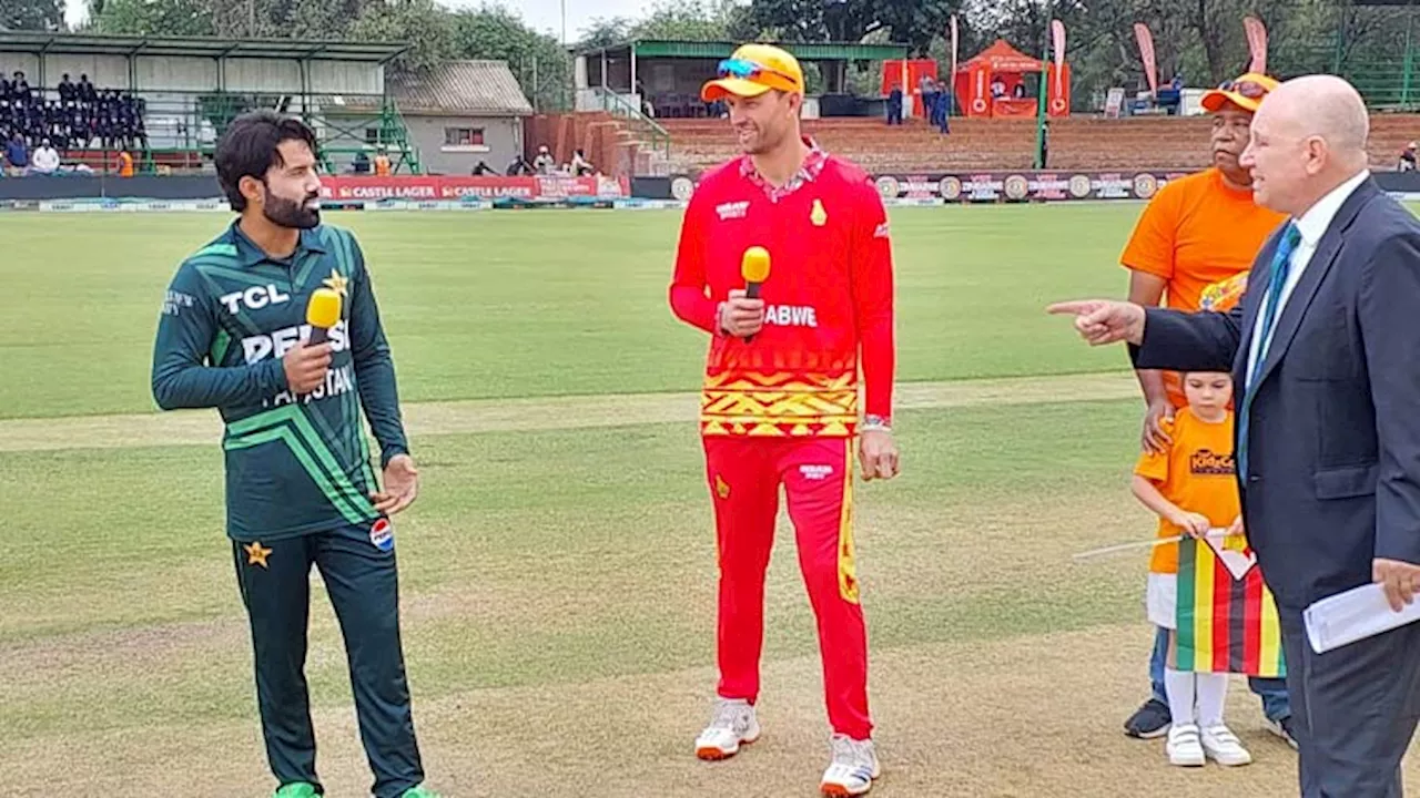 Pakistan win toss, elect to bowl first in opening ODI against Zimbabwe