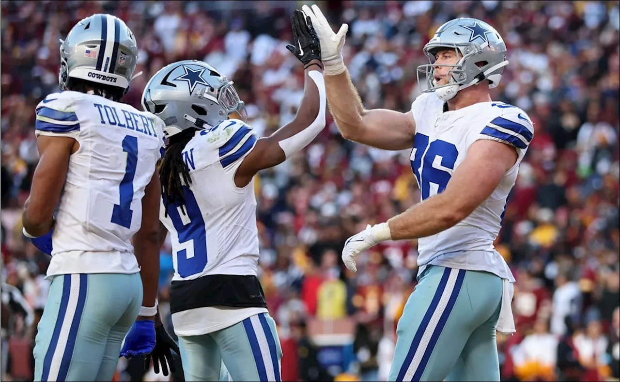 Los Cowboys resucitan y cortan racha perdedora en Washington