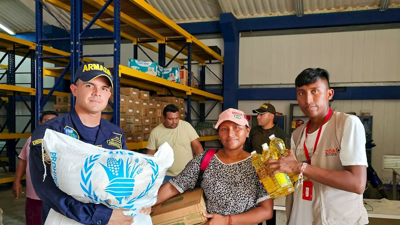 Entregaron más ayudas a los damnificados de la Alta Guajira