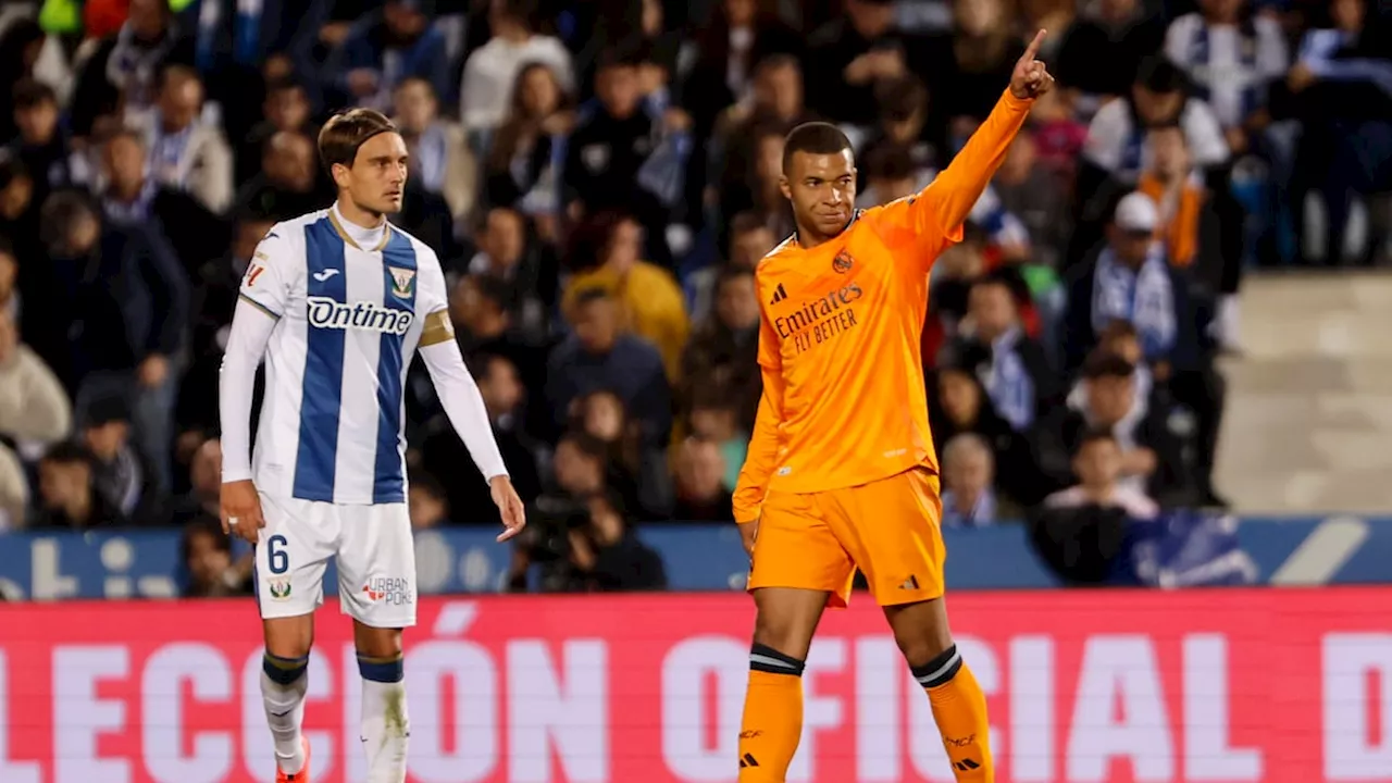 Leganés 0, Real Madrid 3: Mbappé lidera la victoria blanca