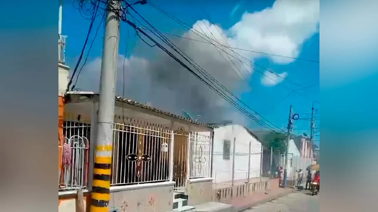 Reportan incendio estructural en Ciudadela Metropolitana, En Soledad: Bomberos hacen presencia