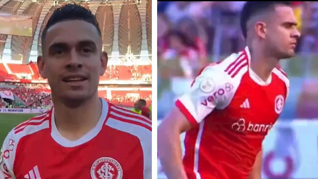 Rafael Santos Borré le sigue dando motivos a Néstor Lorenzo para llamarlo: vea el gol clave que hizo en Internacional vs. Bragantino