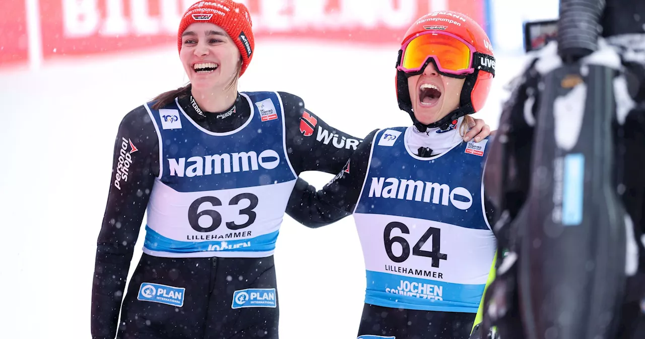 Lillehammer: Katharina Schmid und Selina Freitag feiern Doppelsieg - Nächstes Ausrufezeichen der DSV-Athletinnen