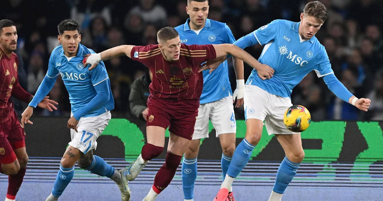 Le pagelle di Napoli-Roma 1-0: Di Lorenzo MVP, male Dovbyk