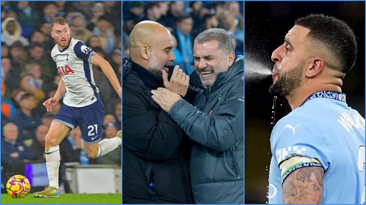 16 Conclusions on Man City 0-4 Spurs: atrocious Walker and Gundogan, brilliant Kulusevski and Maddison