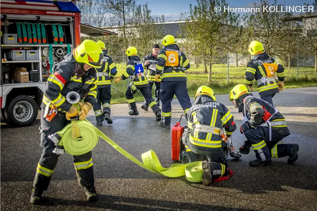 Feuerwehr Alkoven meistert Branddienstleistungsprüfung mit KLF